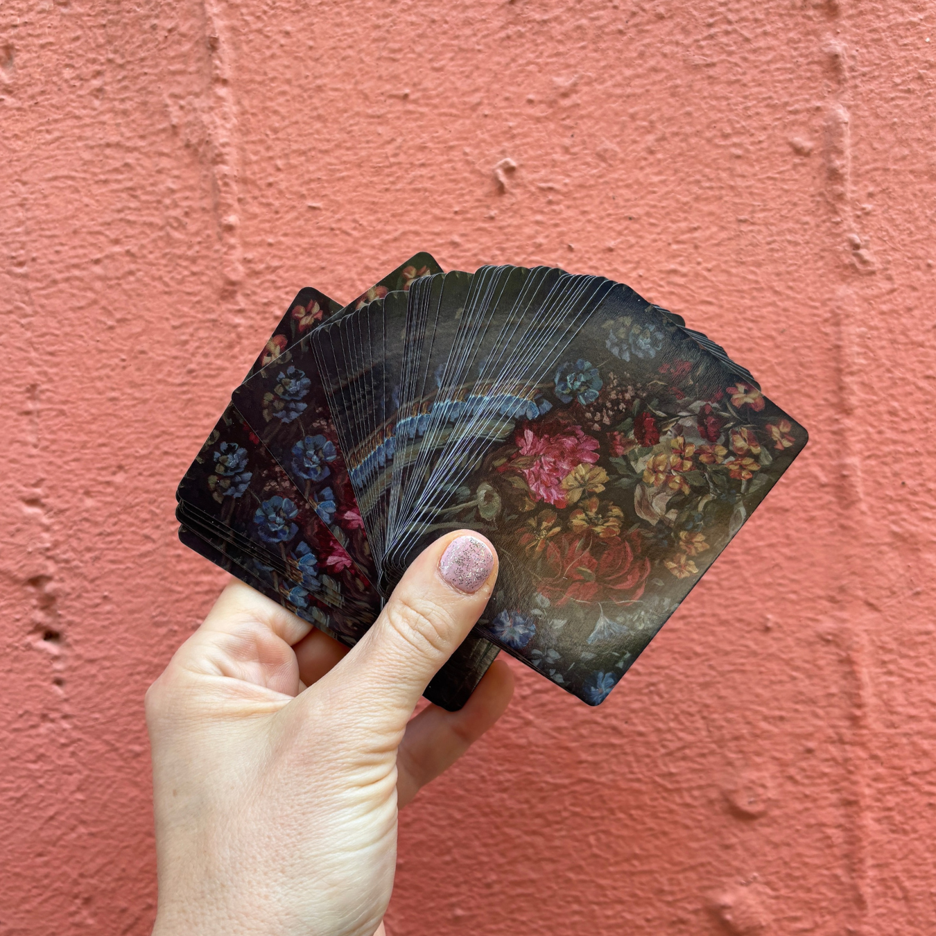 Moody Floral Playing Cards | Hand Painted Flowers Art Deck of Cards-Primitives by Kathy-The Bullish Store