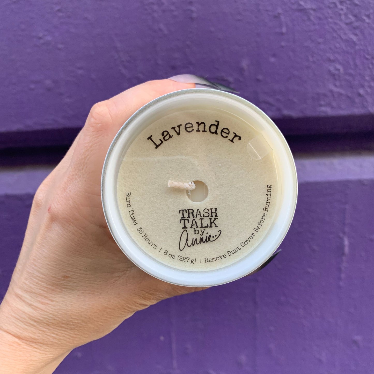My Last Nerve Jar Candle | Vintage Photograph Double Sided Design | Soy Wax Lavender Scent