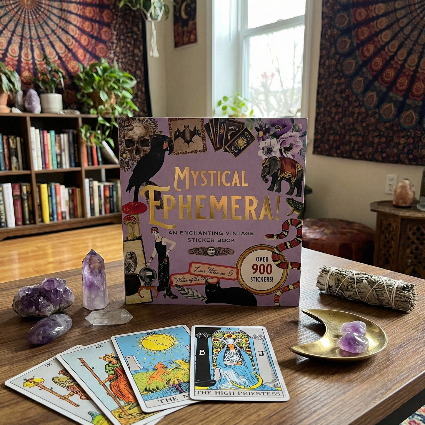 Mystical Ephemera Stickers | An Enchanting Vintage Sticker Book | Over 900 Decals