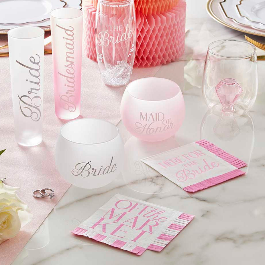 Off The Market Fringe Beverage Napkins | Party Cocktail Paper Napkin | 5"