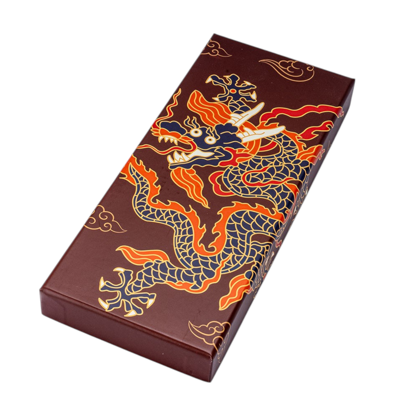 Oriental Dragon Chopsticks Gift Set | 2 Pairs Bamboo Chopsticks with Ceramic Rests | Gift Box Packaging