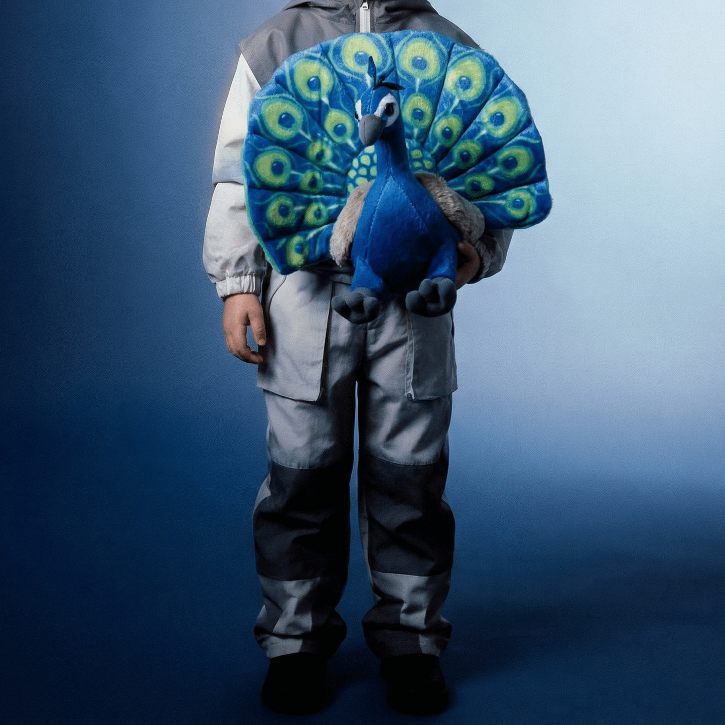 Peacock Stuffed Animal 12" | Cuddlekins Peacock Plush by Wild Republic