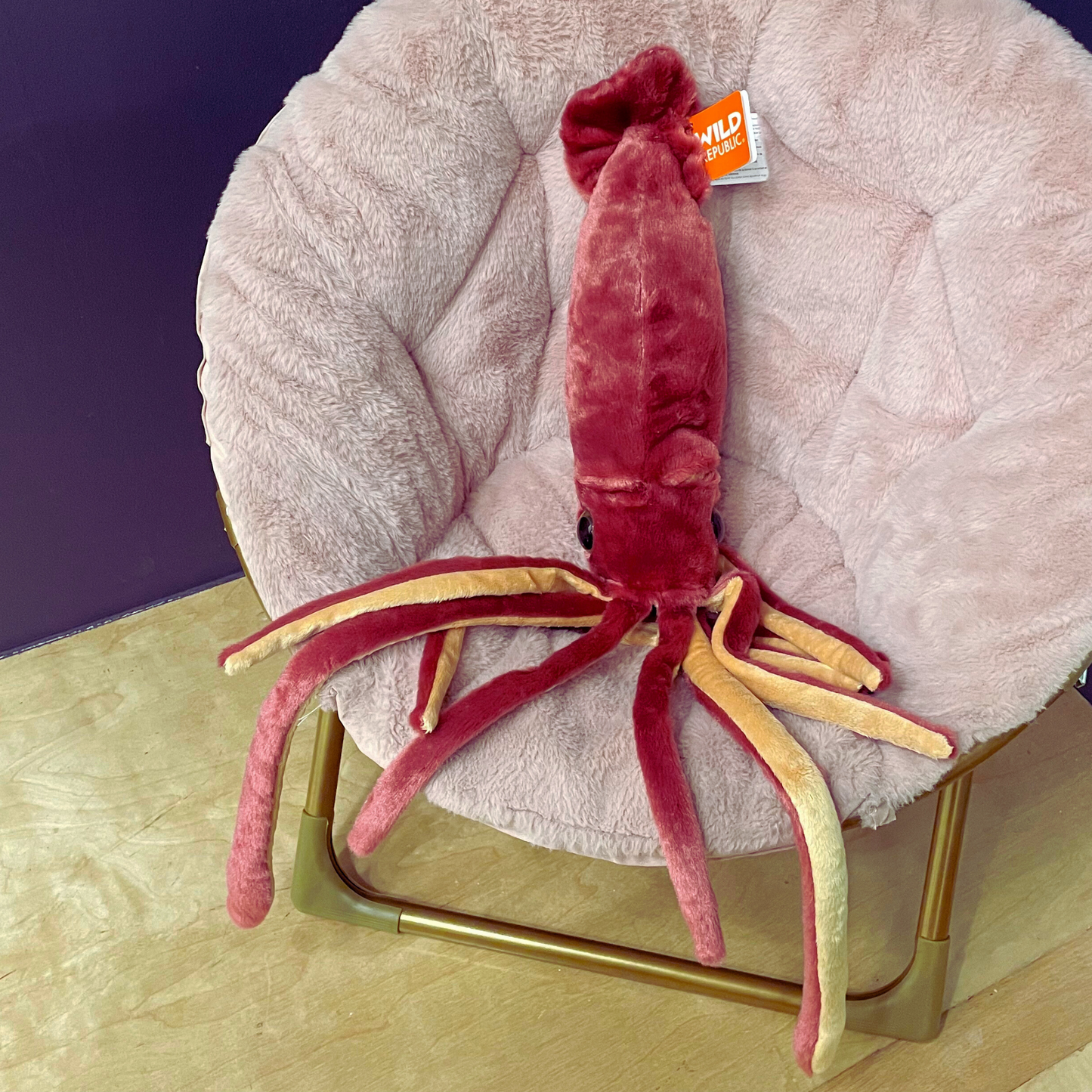 Plush Squid Giant Stuffed Animal 12"