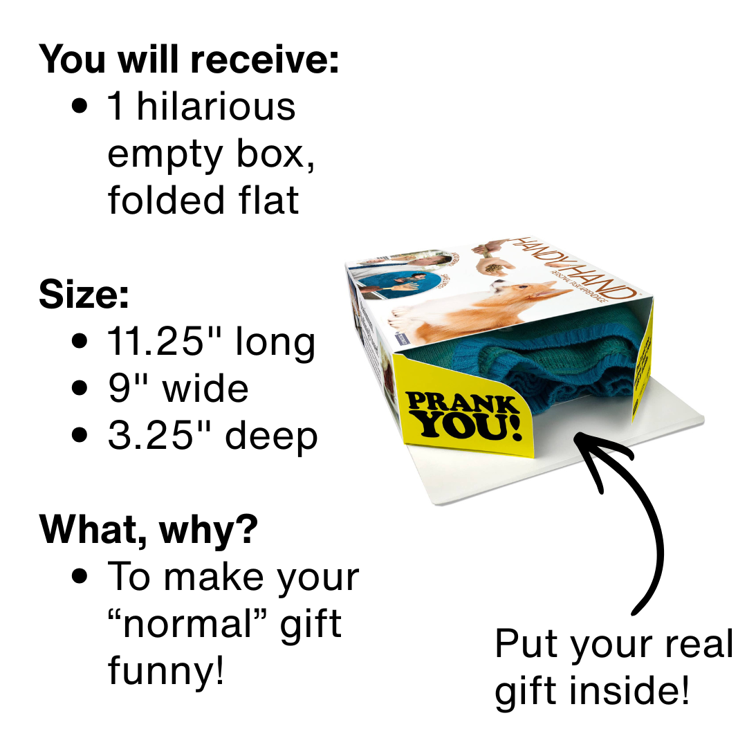 Prank Gift Box Cat Hat | Funny Empty Packaging for Real Gifts-Prank-O-The Bullish Store