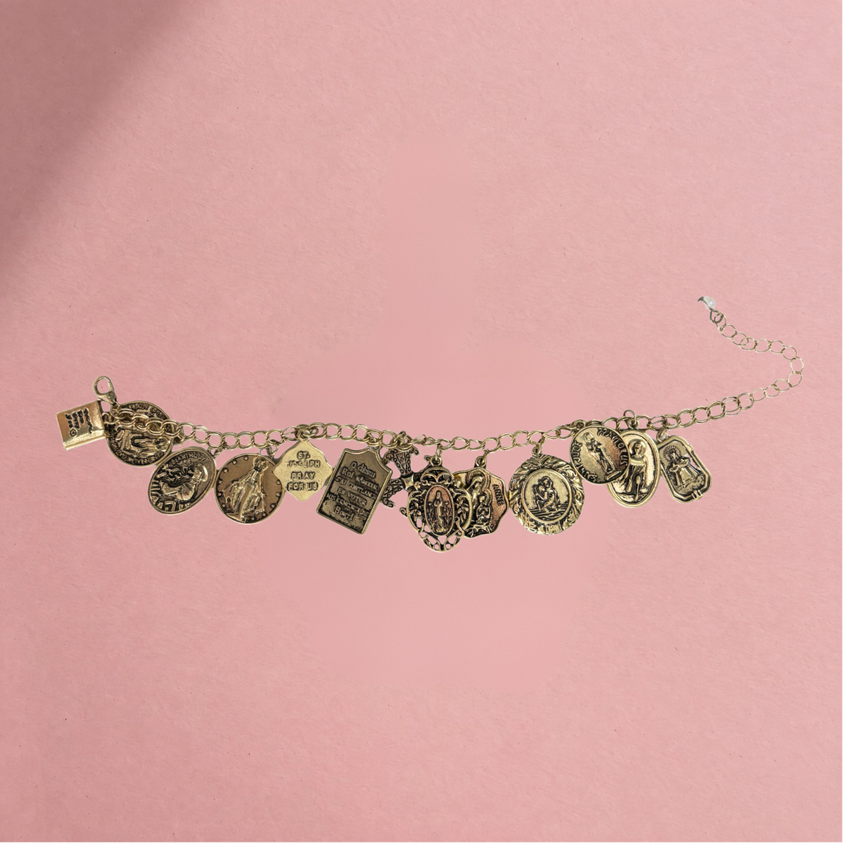 Sacred Heart Charm Bracelet | Paper & Quartz-Paper & Quartz-The Bullish Store