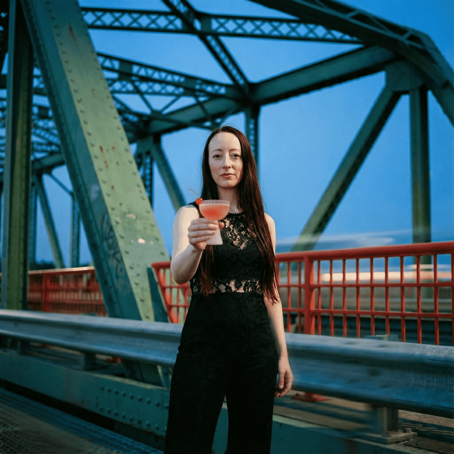 Hot Pink Coupe Glass | Retro Beveled Cocktail Glass | Chic 7oz Stemmed Drinkware