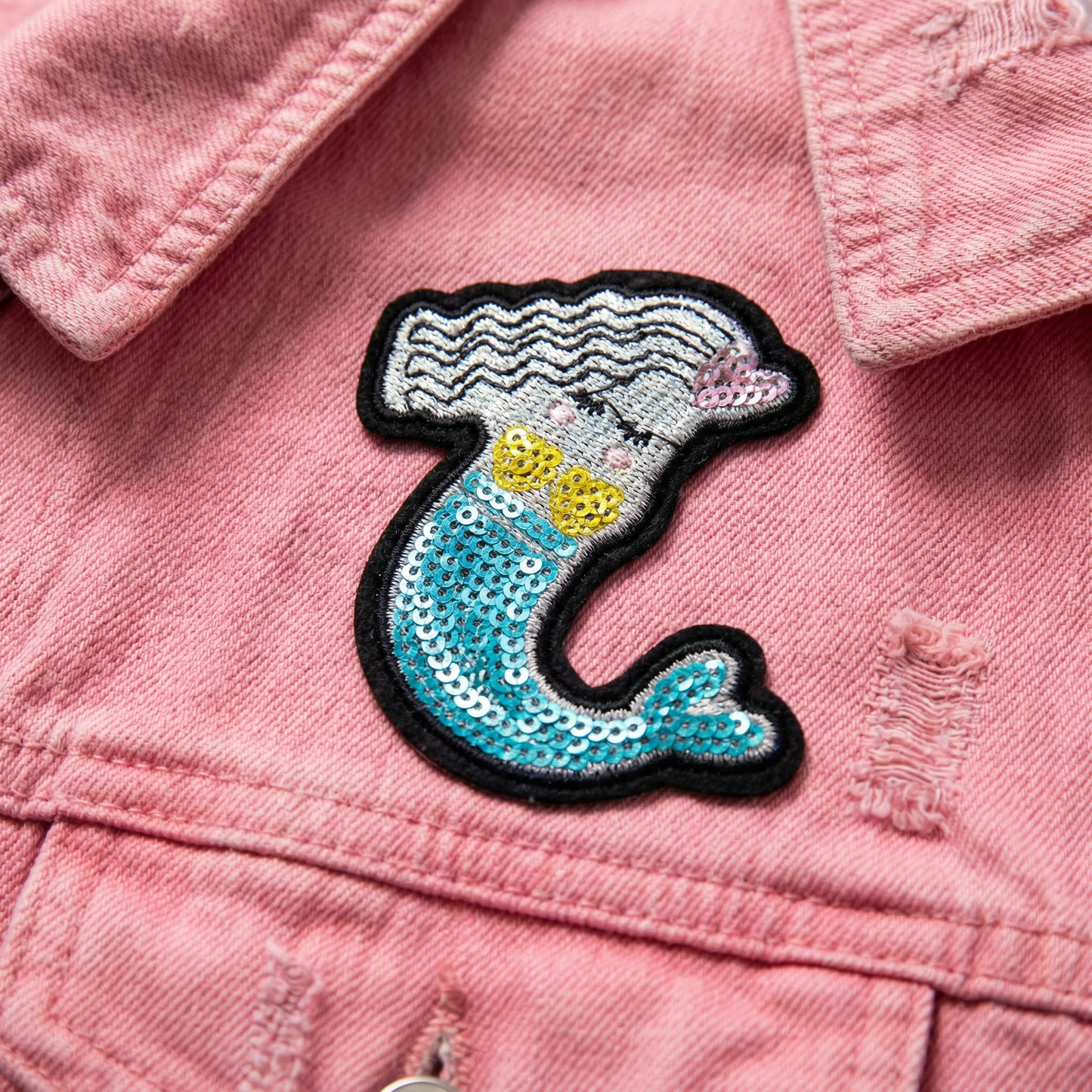Shell Mermaid Sequined Patches | Set of 3