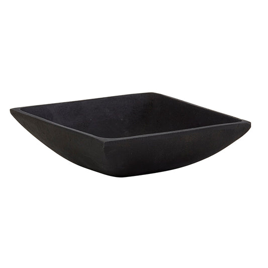 Square Bowl Cast Iron | Versatile Black Bowl | 6" x 2"