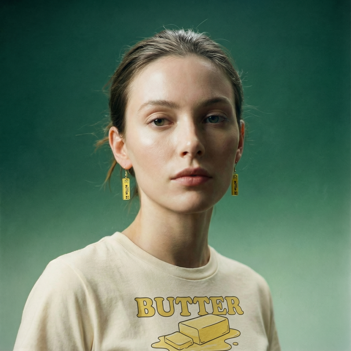 Stick of Salted Butter Earrings | Cute Acrylic Food Jewelry Gift for Bakers & Food Lovers