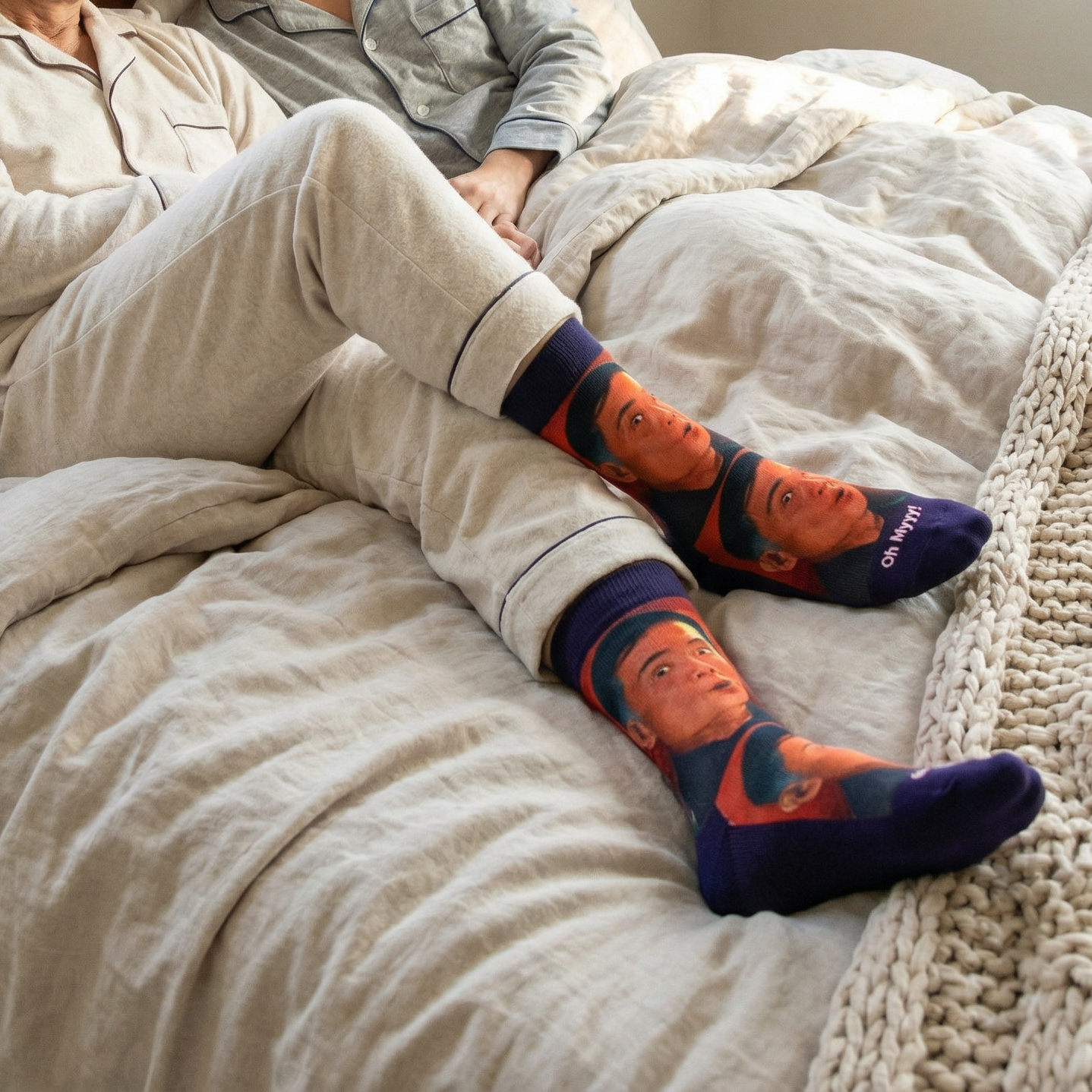 George Takei “Oh My!!” Men's Socks | Fun Star Trek Character Crew Socks