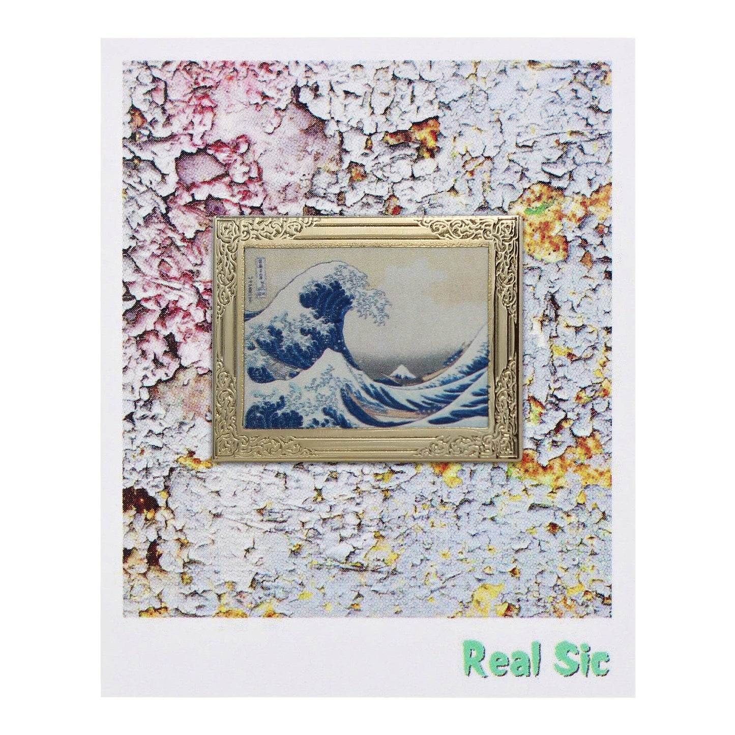 The Great Wave off Kanagawa by Hokusai Art Frame Pin | Museum Enamel Lapel Pin-Real Sic-The Bullish Store