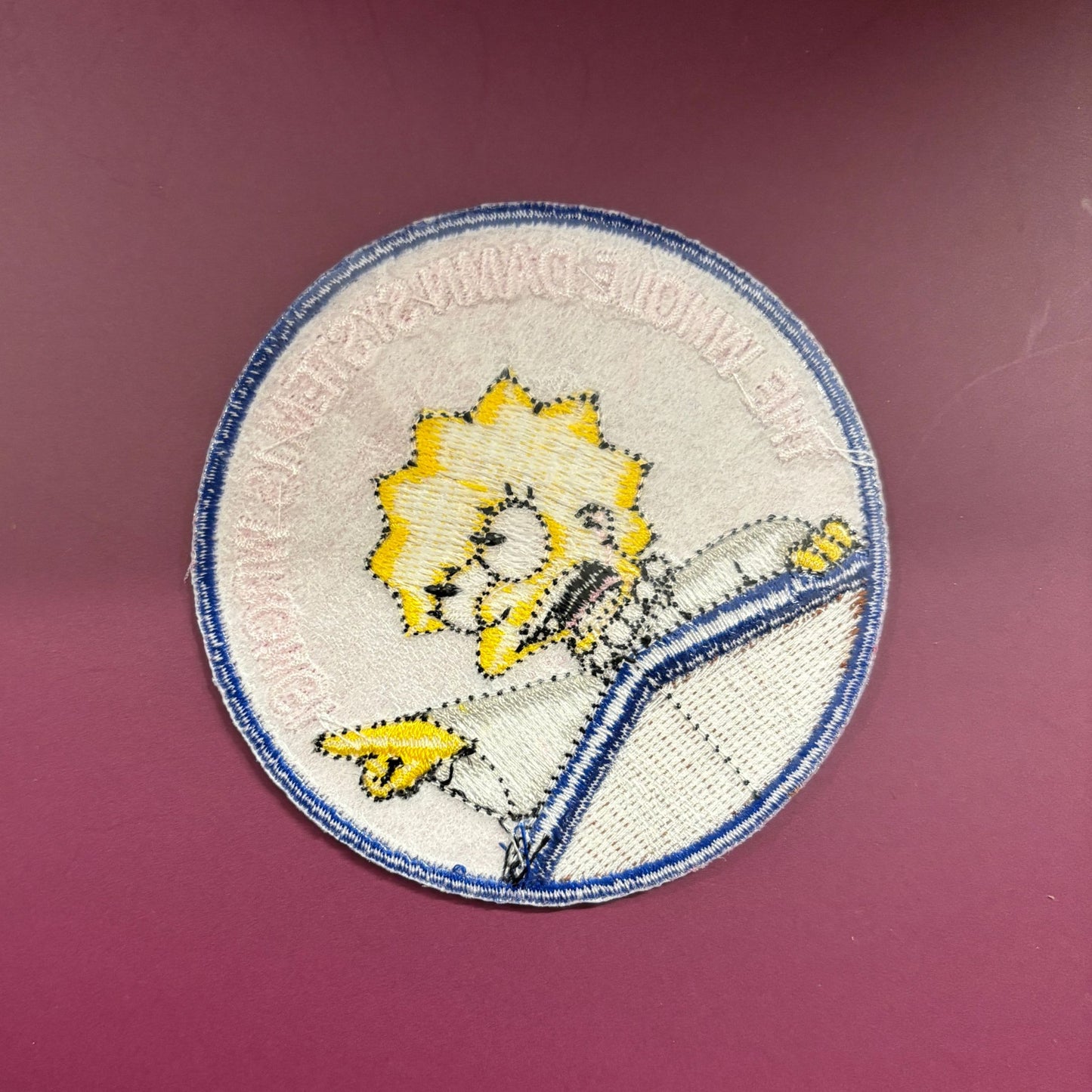 The Simpsons Lisa Protest Patch | Whole Damn System Is Wrong Embroidered Iron-On Patch