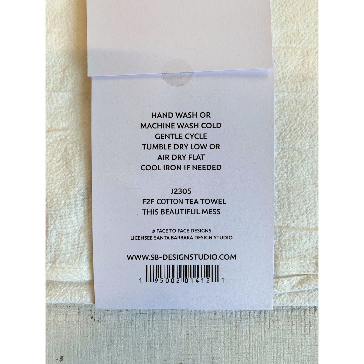 This Beautiful Mess Tea Towel | Cotton Flour Sack Kitchen Towel | 18" x 28"