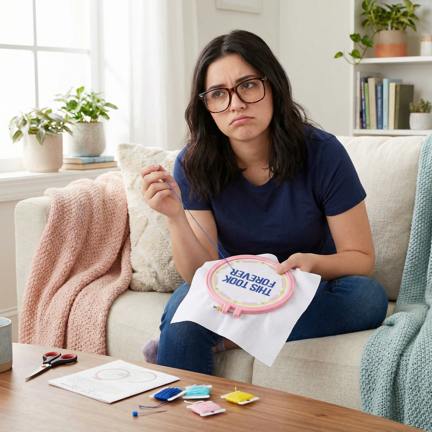 This Took Forever Sarcastic Cross Stitch Kit