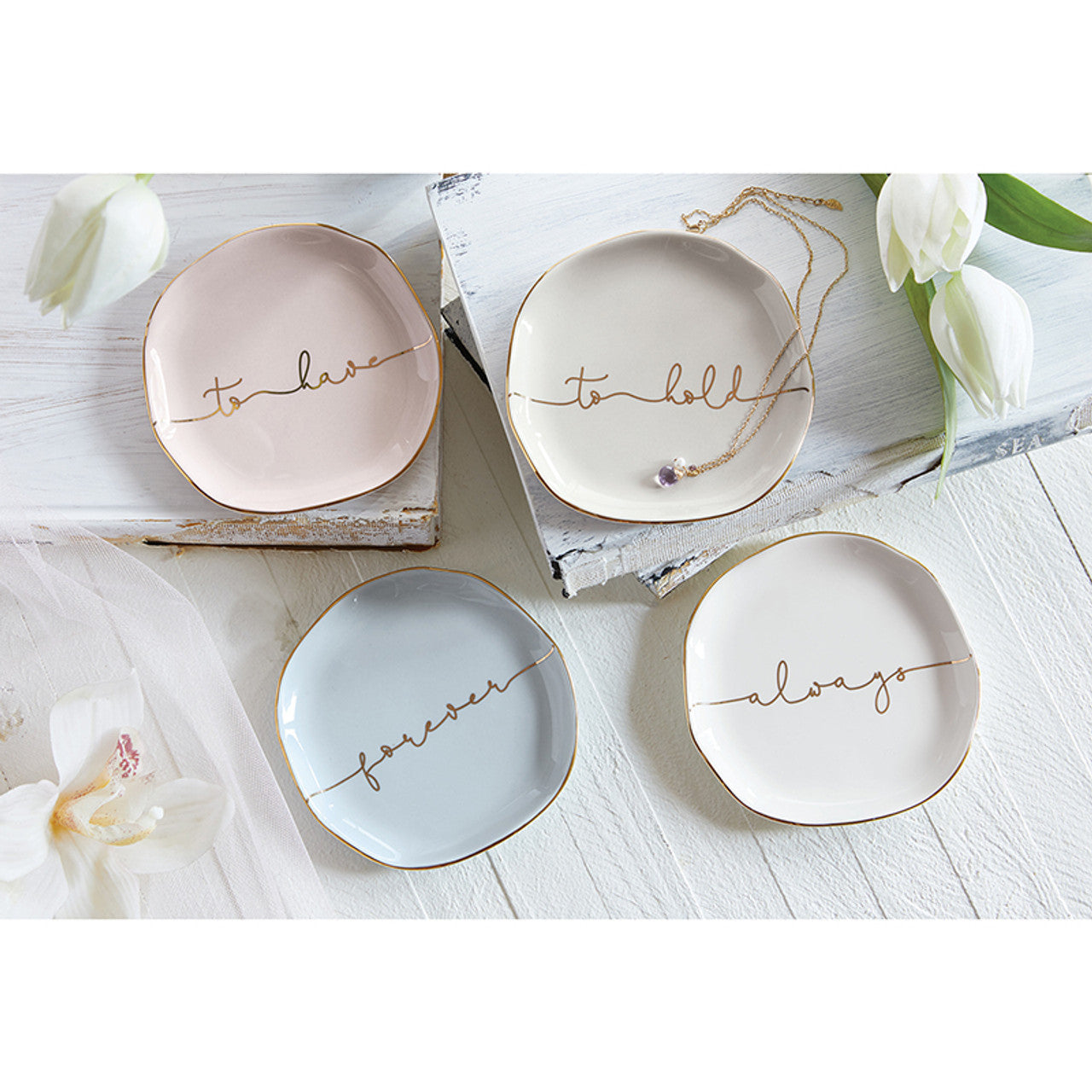 To Have Ceramic Tray | Trinket Appetizer Dessert Tray | Wedding Ring Jewelry Holder