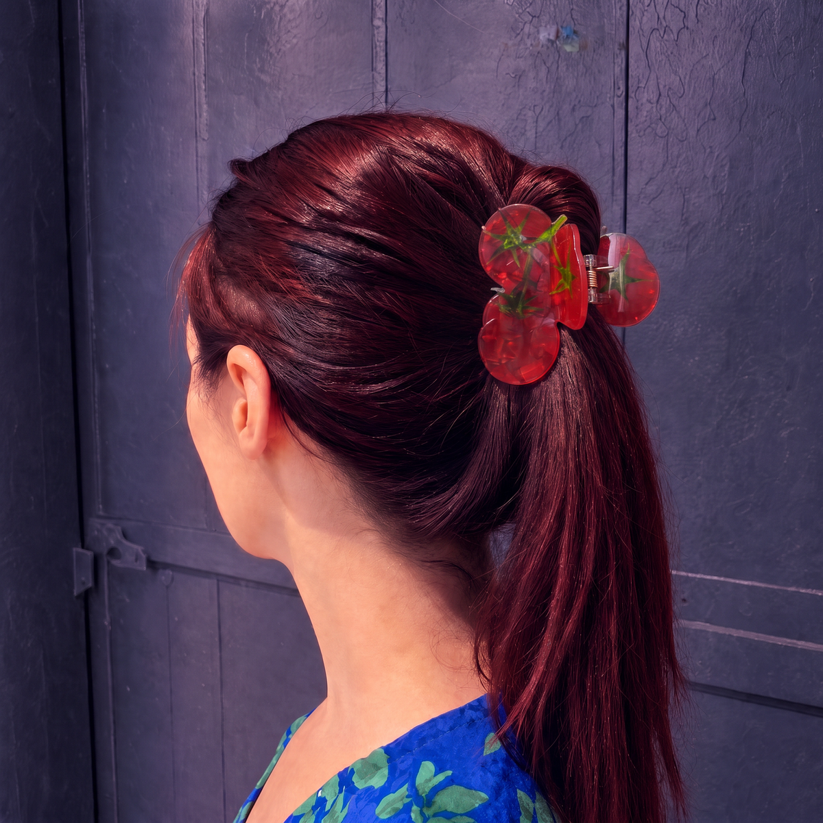 Tomato Gardener Hair Claw | Velvet Claws | 2.75"-Velvet Claws-The Bullish Store