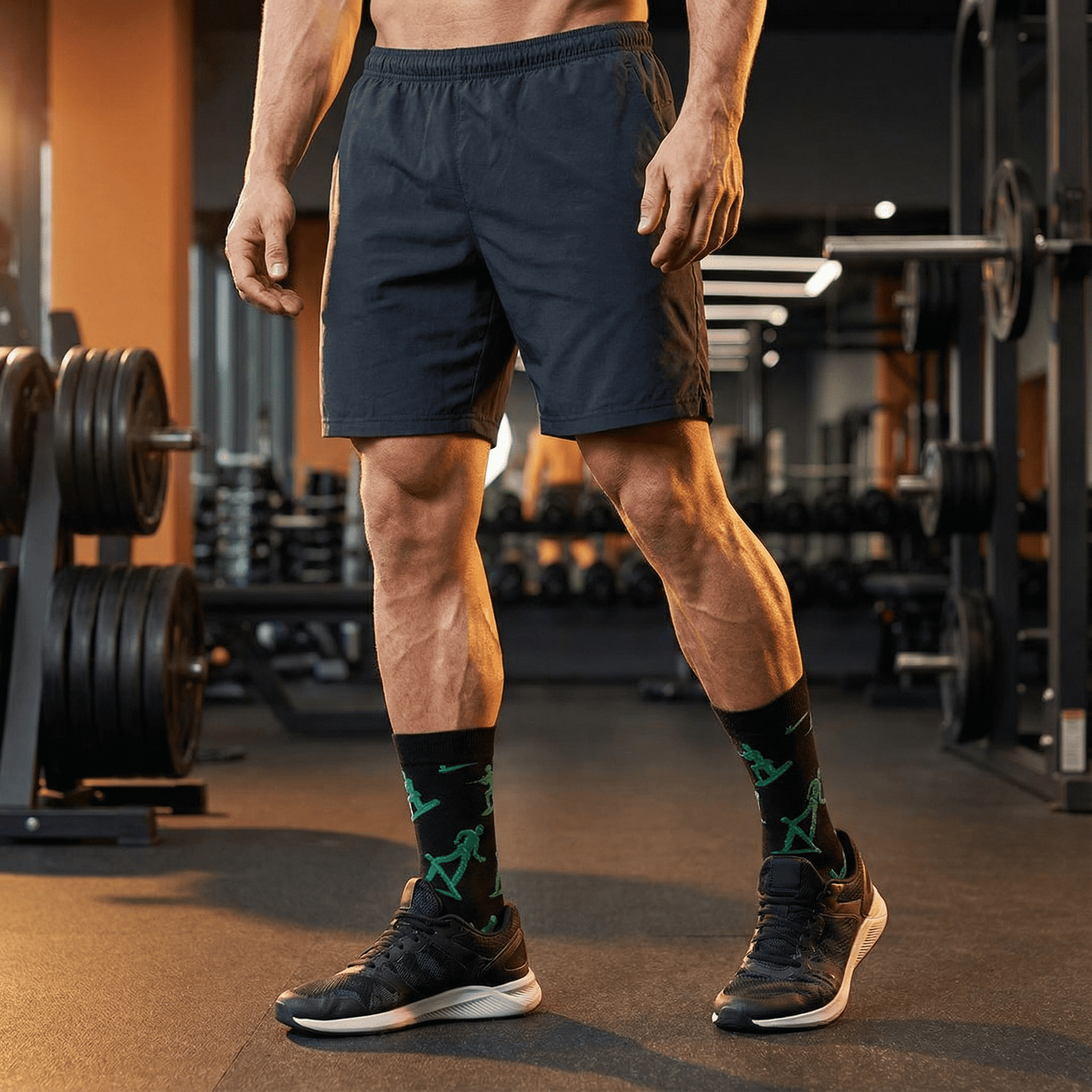 Toy Soldiers Men’s Crew Socks | Novelty Black Socks