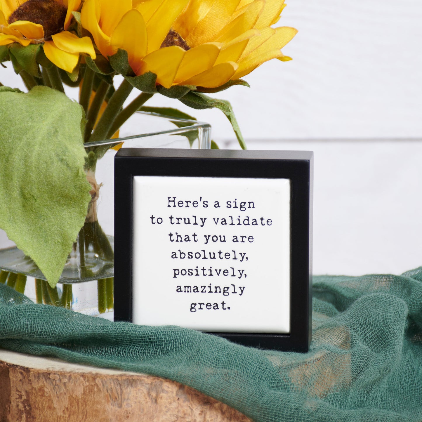 Truly Amazing Box Sign Mini | 3" x 3" x 1"