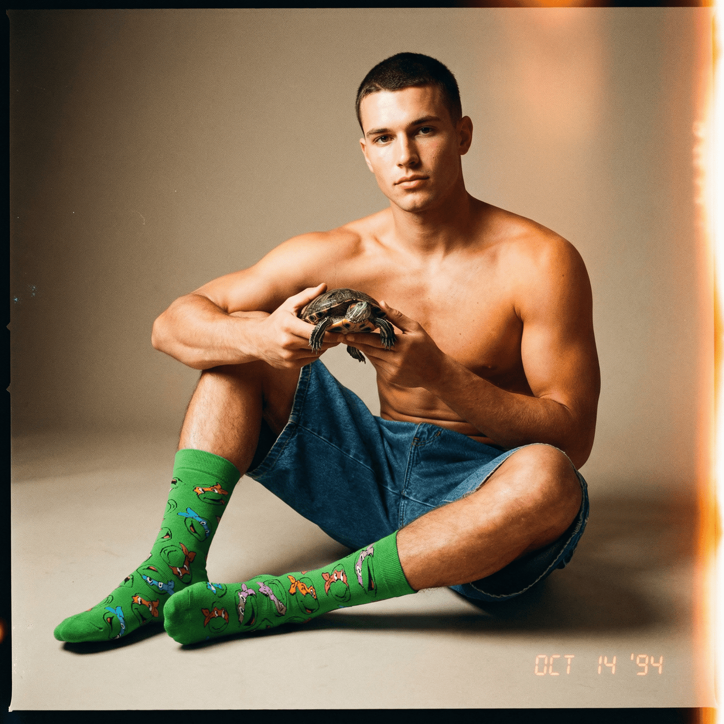 Turtle Games Men’s Crew Socks | Teenage Mutant Ninja Turtles Inspired Socks