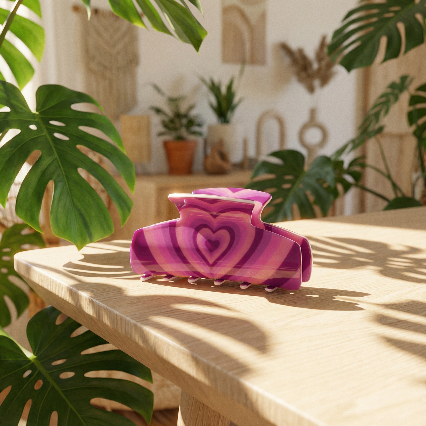 Velvet Claws Hair Clip | The Foxy in Magenta Hair Claw