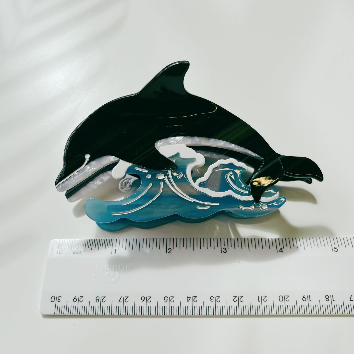 Velvet Claws Killer Whale Orca Hair Claw