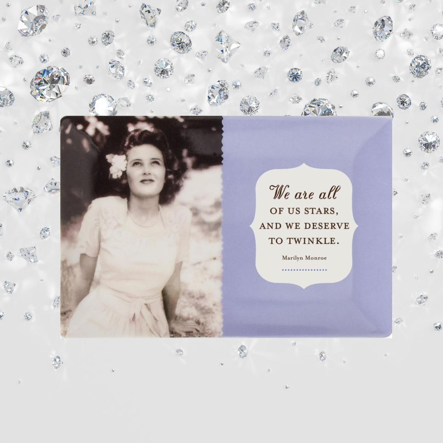 We Are All of Us Stars and We Deserve to Twinkle Trinket Tray | Porcelain Jewelry & Keepsake Dish
