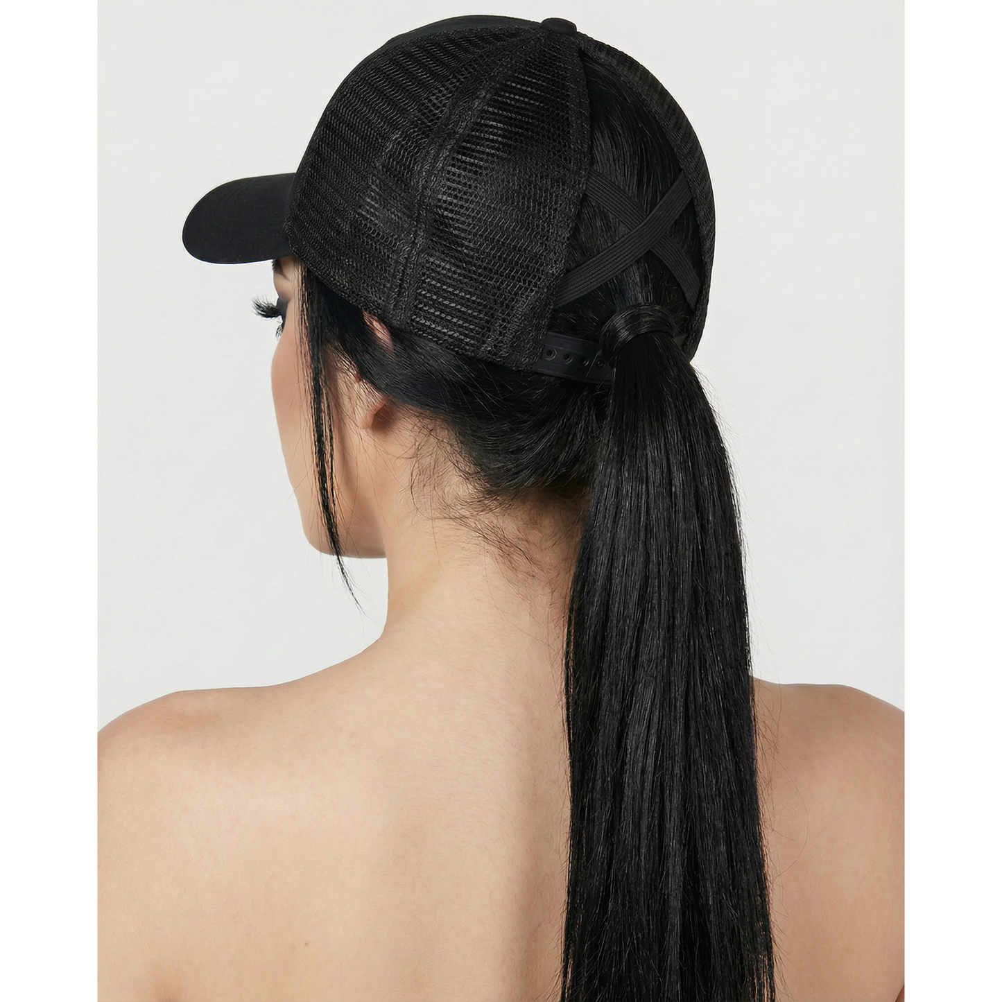 Western Mesa Ponytail Trucker Cap