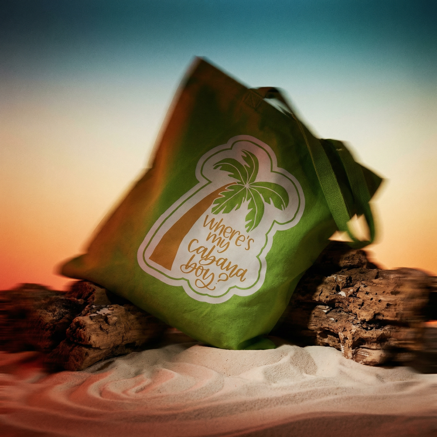 Where's My Cabana Boy? Cotton Funny Tote Bag