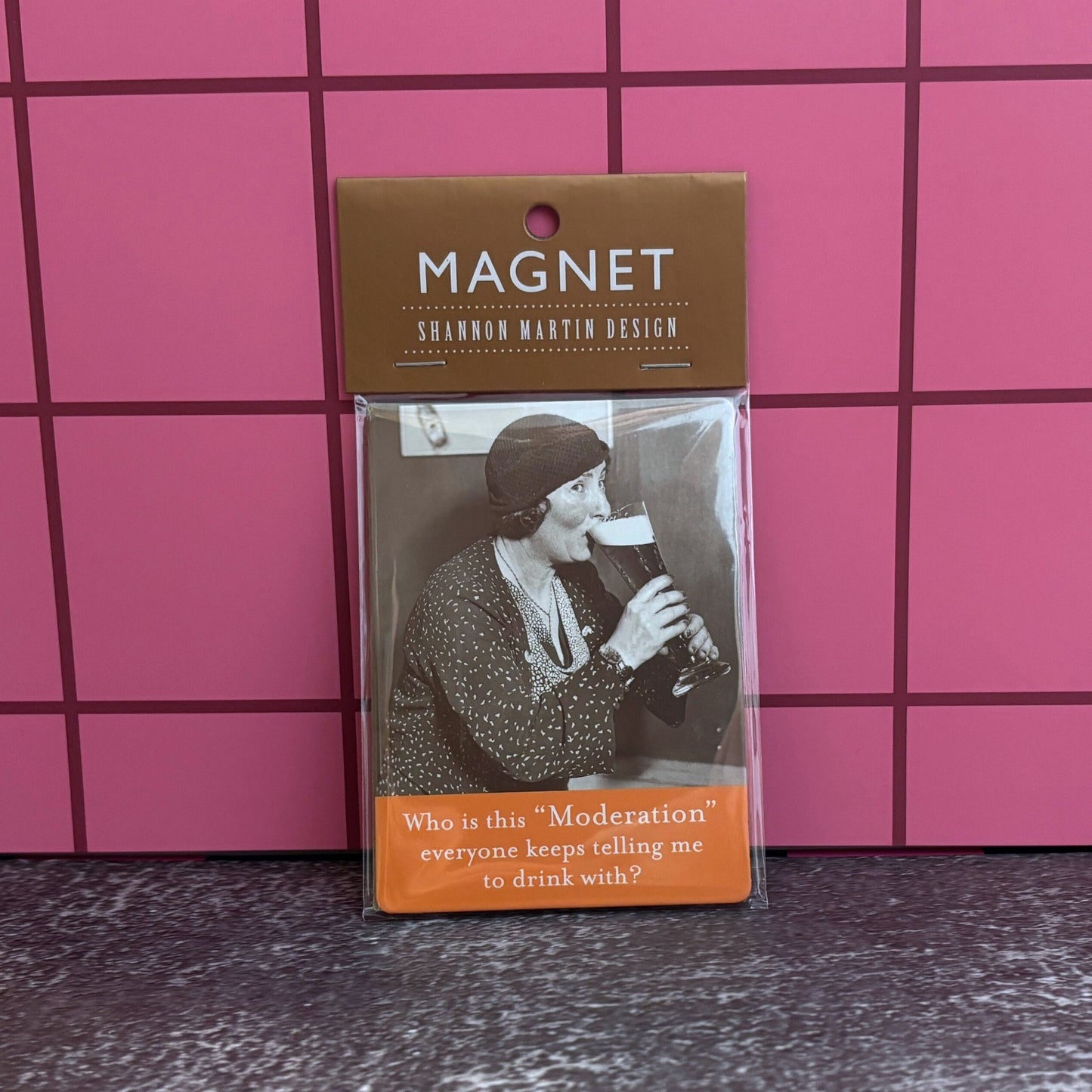 Who is This Moderation Everyone Keeps Telling Me to Drink With Rectangle Magnet