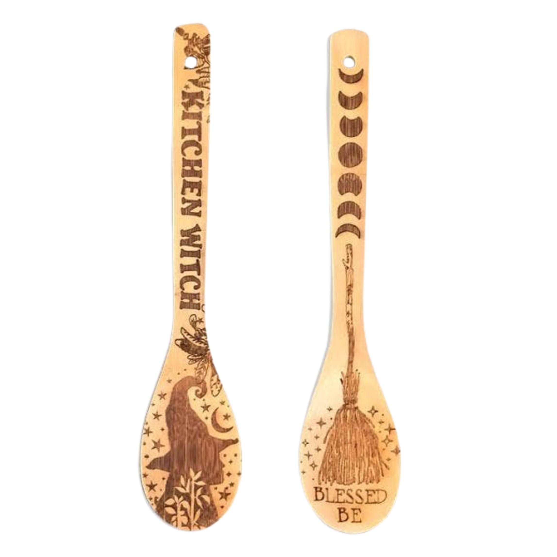 Honey Bamboo Wooden Spoon - Eco-Friendly Kitchen Utensil By Bamboo Panda (UK Seller)