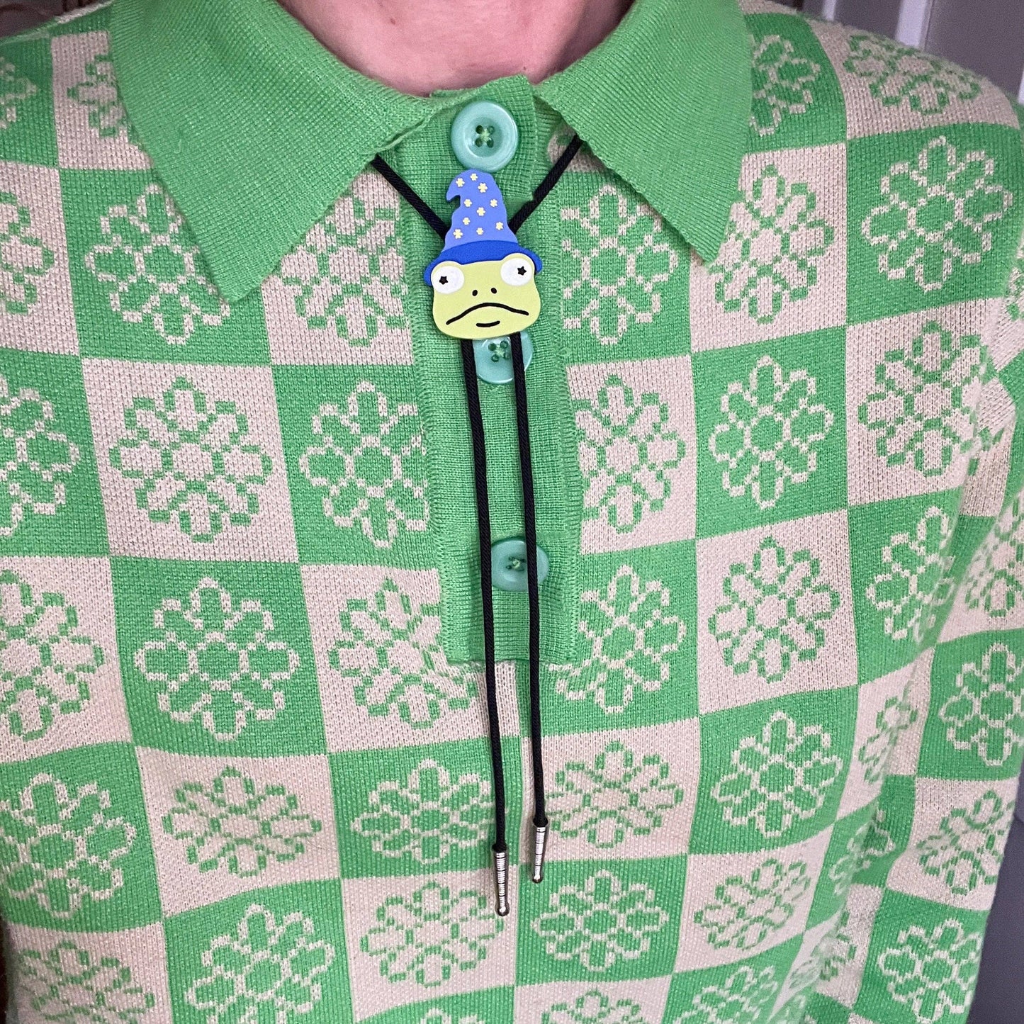 Wizard Frog Bolo Tie | Handmade