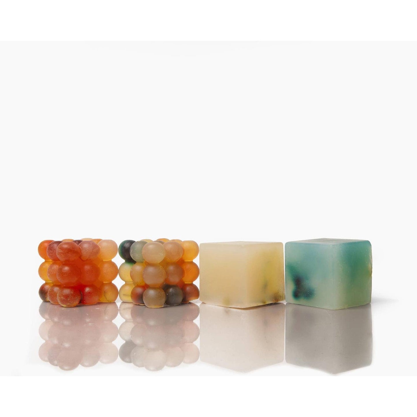 Set of colorful bar soaps