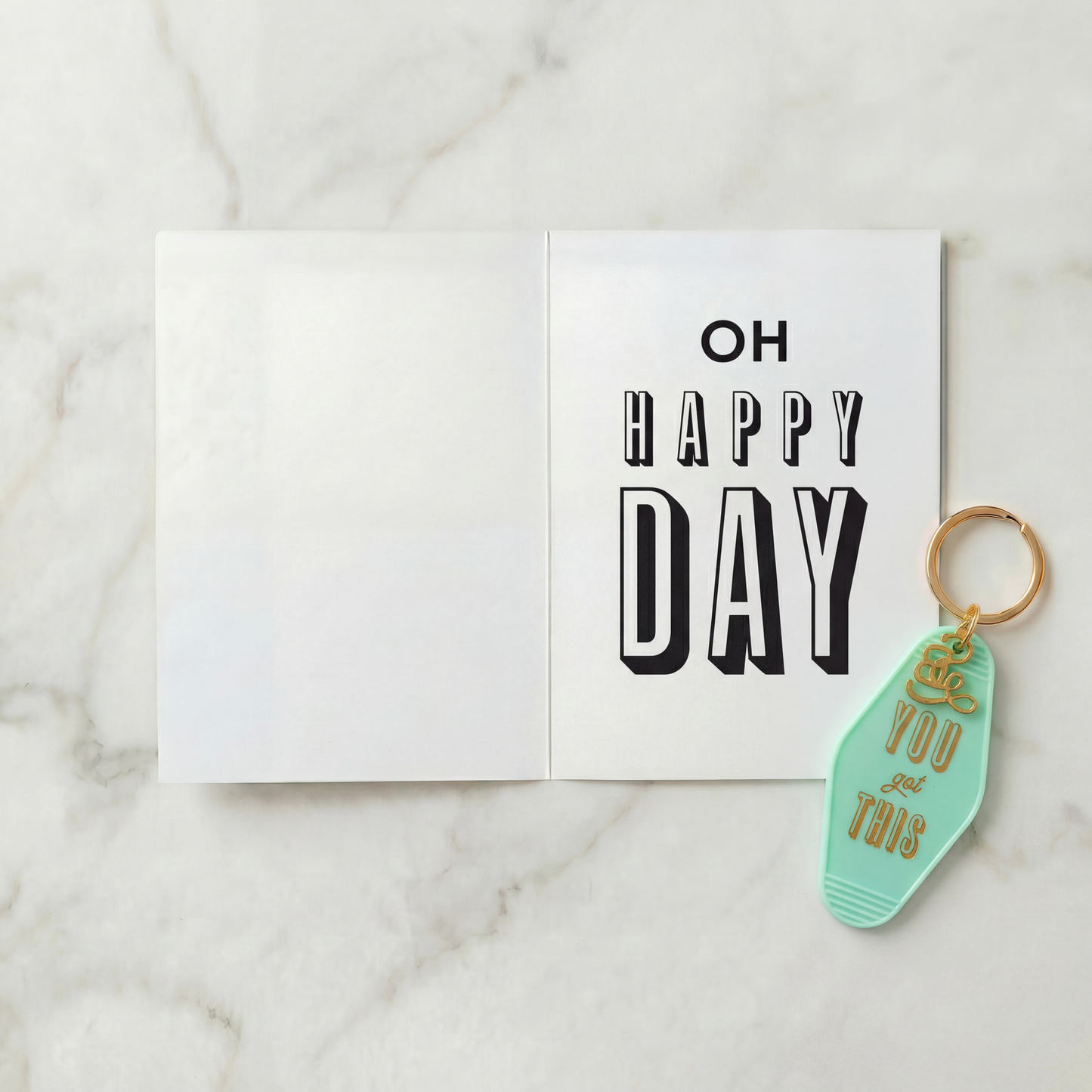You Got This Motel Style Keychain with Greeting Card | Gift for Her