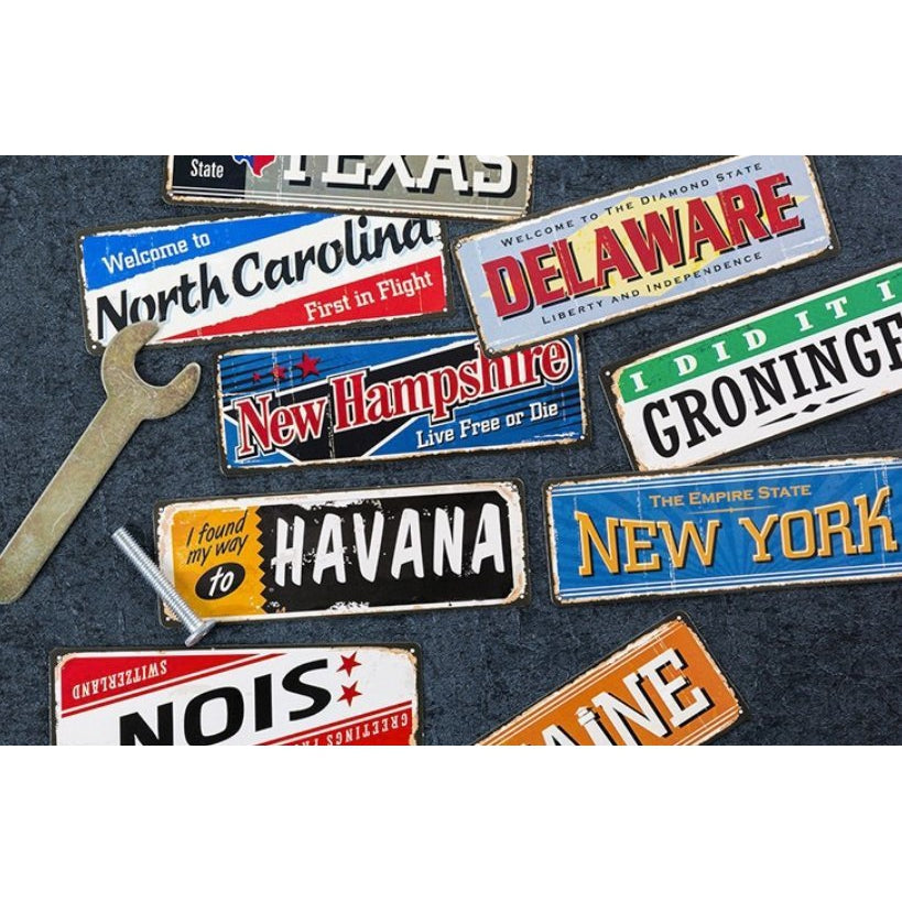 From Caracas to Colorado: 30-Pack of Cities and States Paper Bookmarks