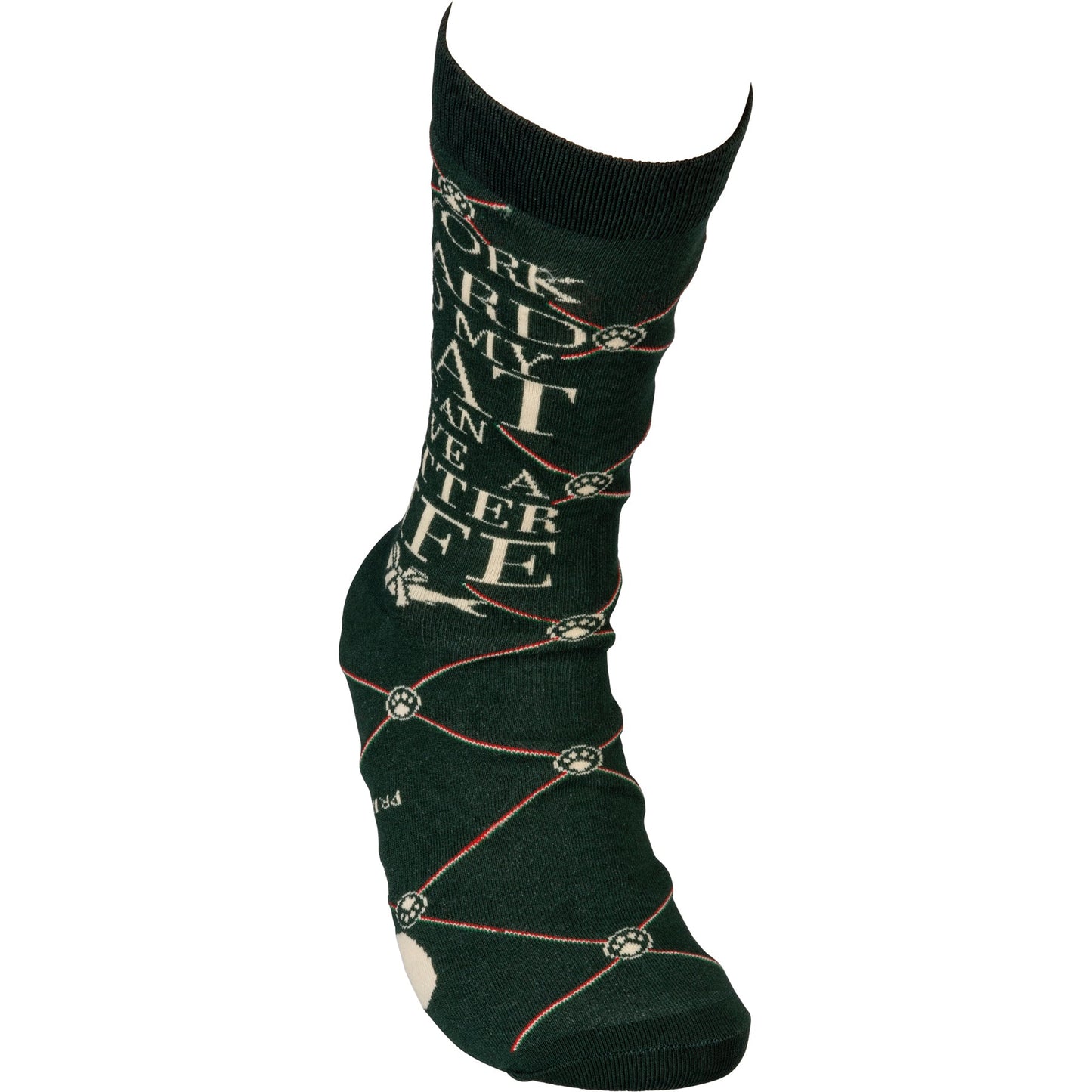 I Work Hard So My Cat Can Have A Better Life Crew Socks