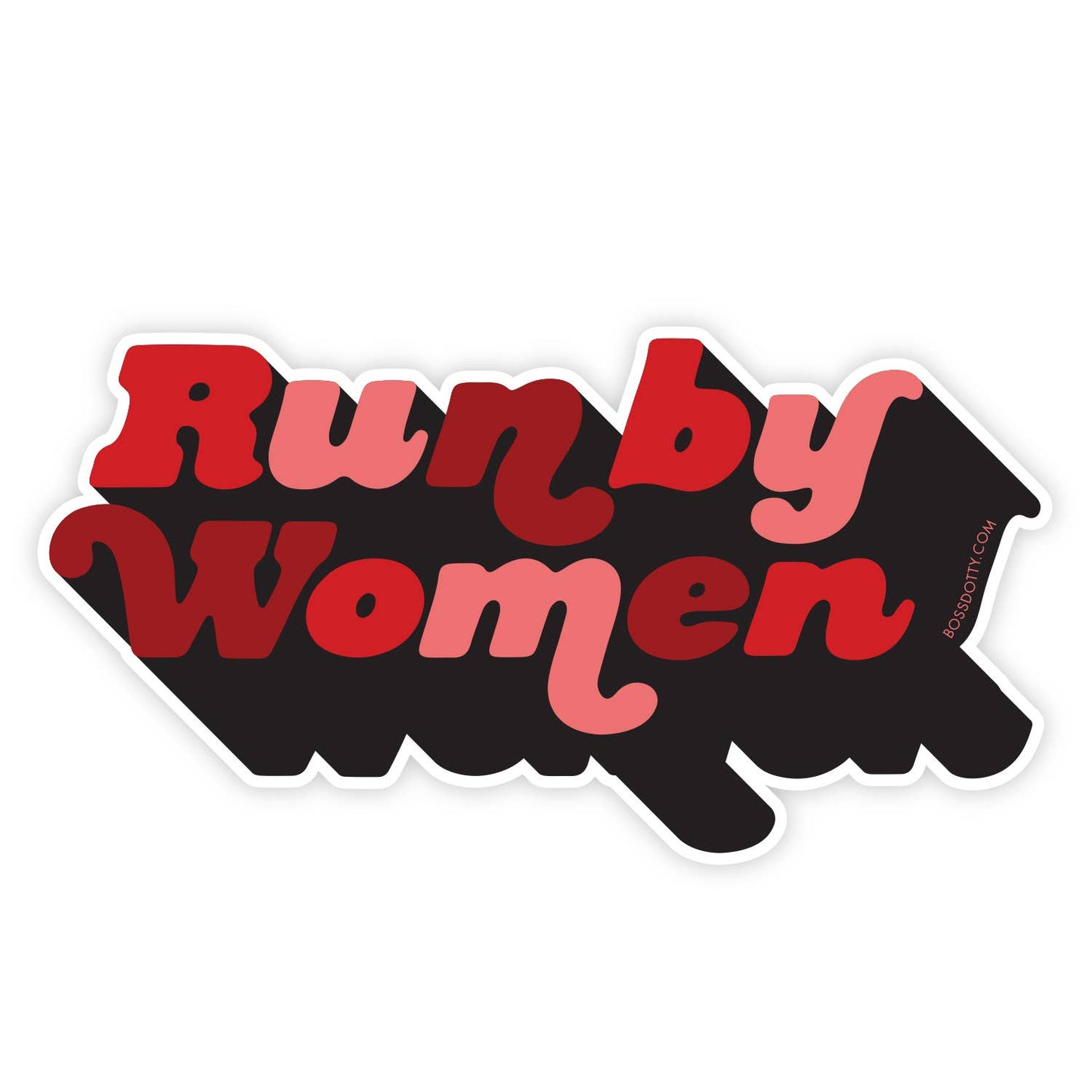 Run By Women Vinyl Sticker