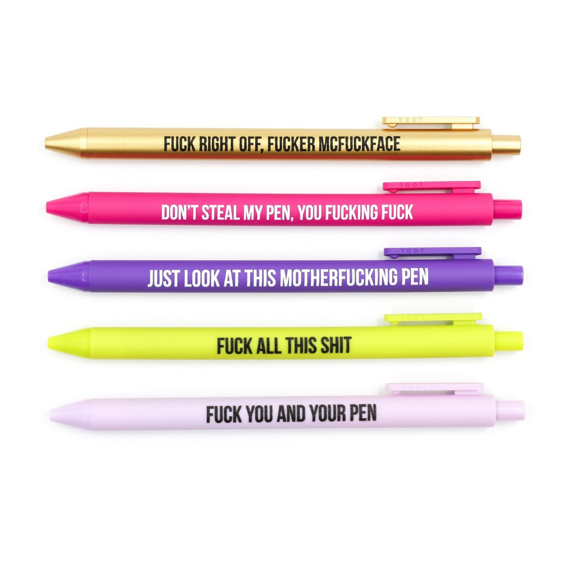 SWEARY PENS / Funny Rude Pens / Adults Only / Fck off Karen 