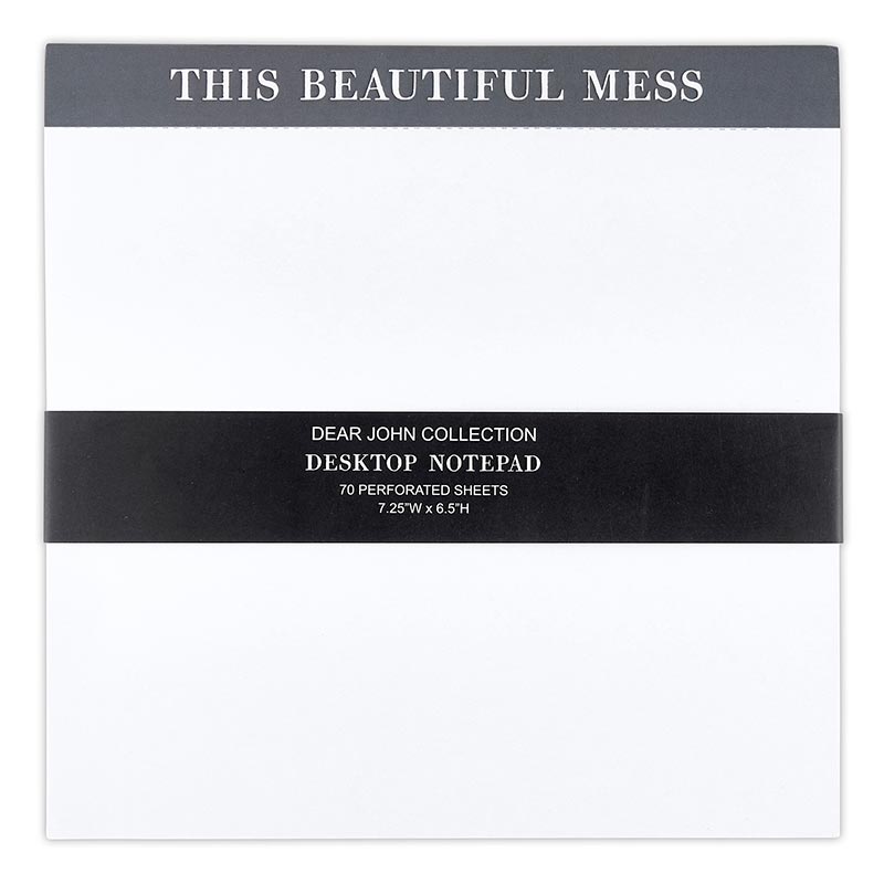 This Beautiful Mess Chunky Square Notepad Block | 7.25" x 7.25"