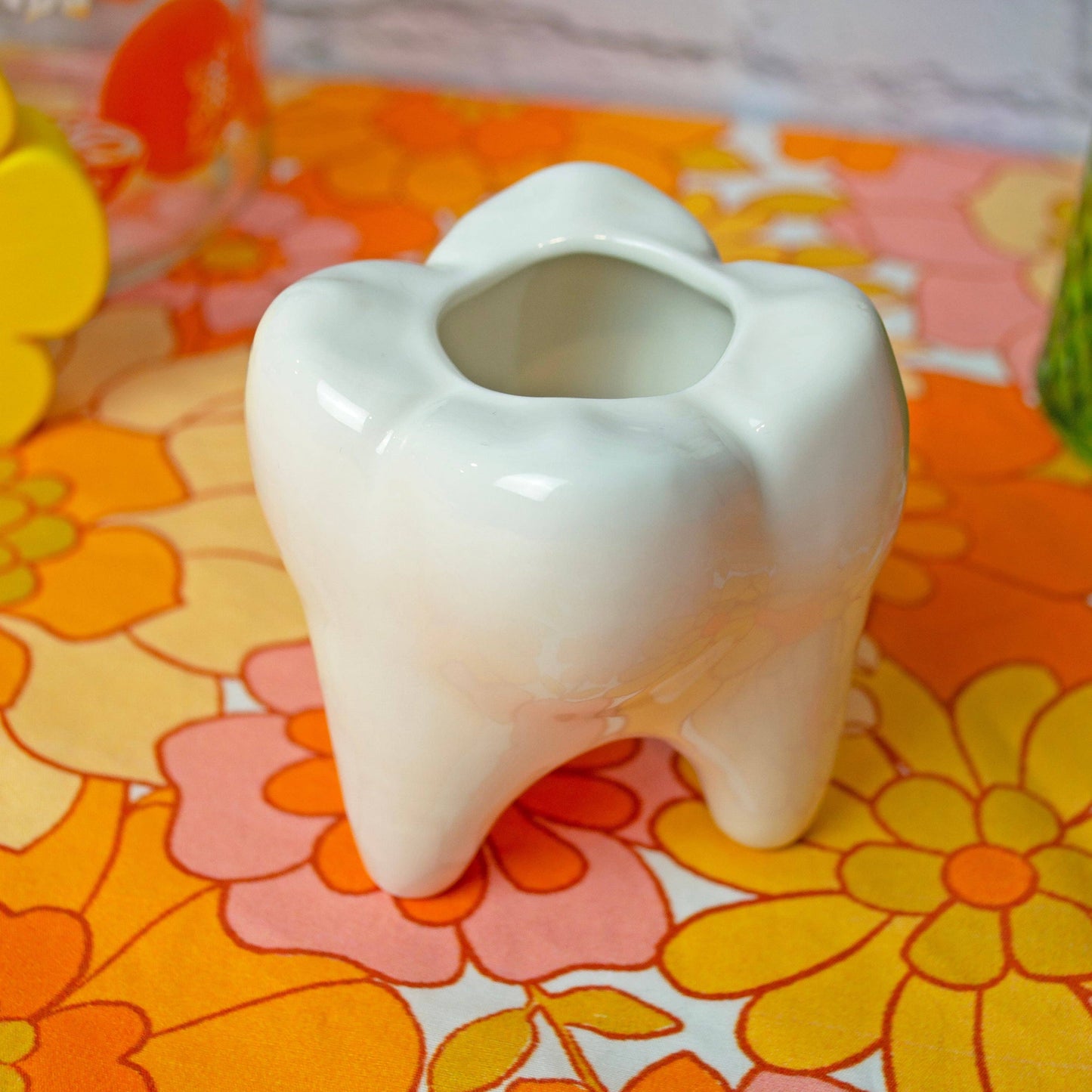Tooth Ash Tray | Ceramic Novelty Ashtray