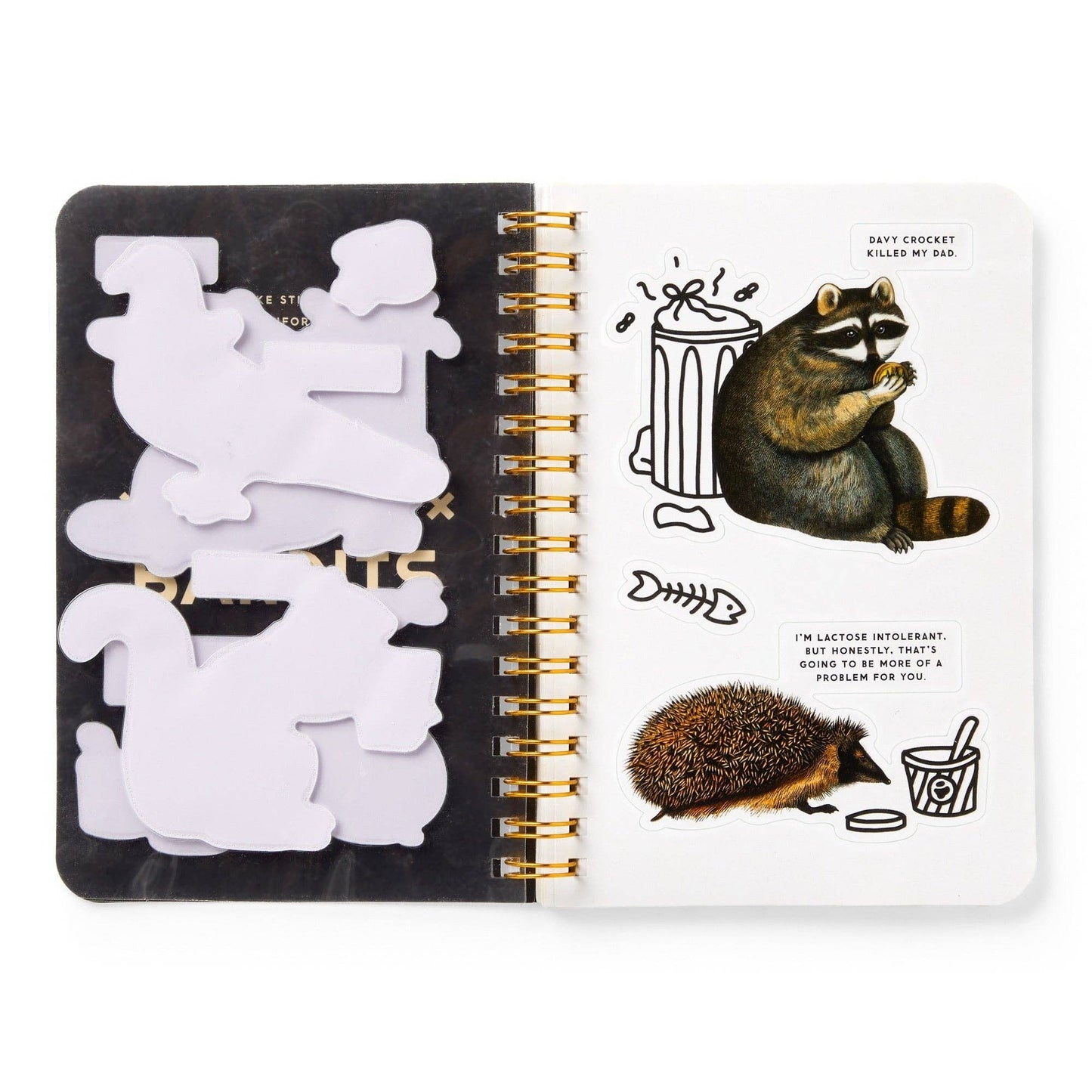 Brass Monkey Trash Bandits Sticker Book