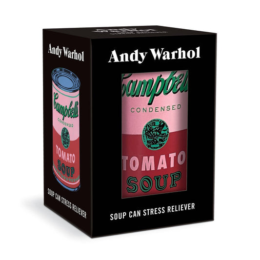 Warhol Soup Can Stress Reliever | Squeezable Soup Can