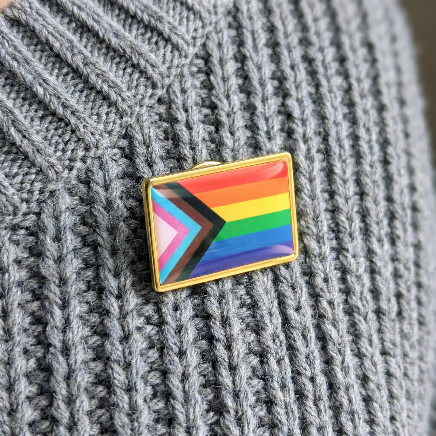 1 Cent with Any Order: LGBTQ Progress Pride Flag Pin ❤️🧡💛💚💙💜