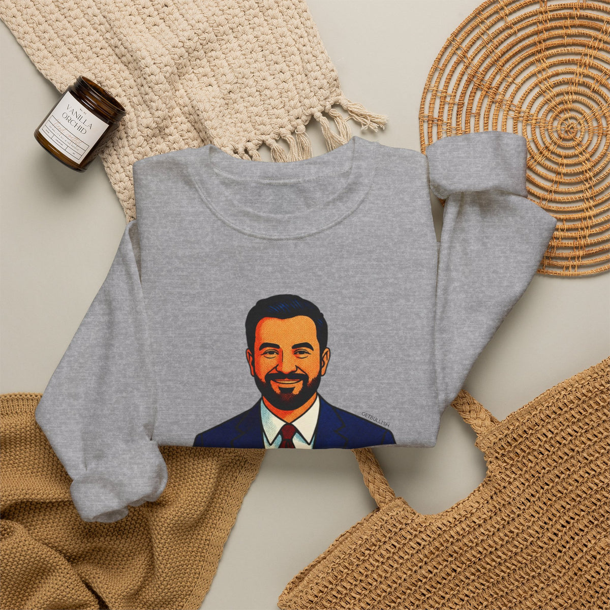 America's Mayor Turned Me Into a Gay Communist and I Like It Mamdani Unisex Heavy Blend™ Crewneck Sweatshirt [Sizes S-5X]