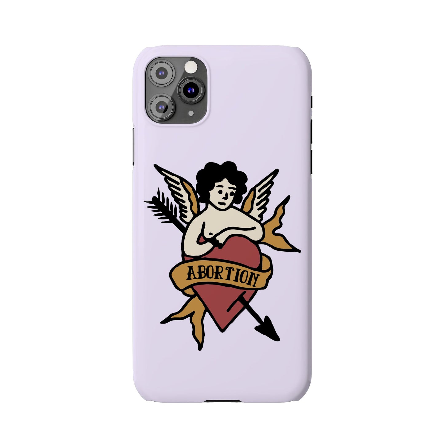 Abortion Vintage Tattoo Art Slim Phone Case - Many iPhone Models Available