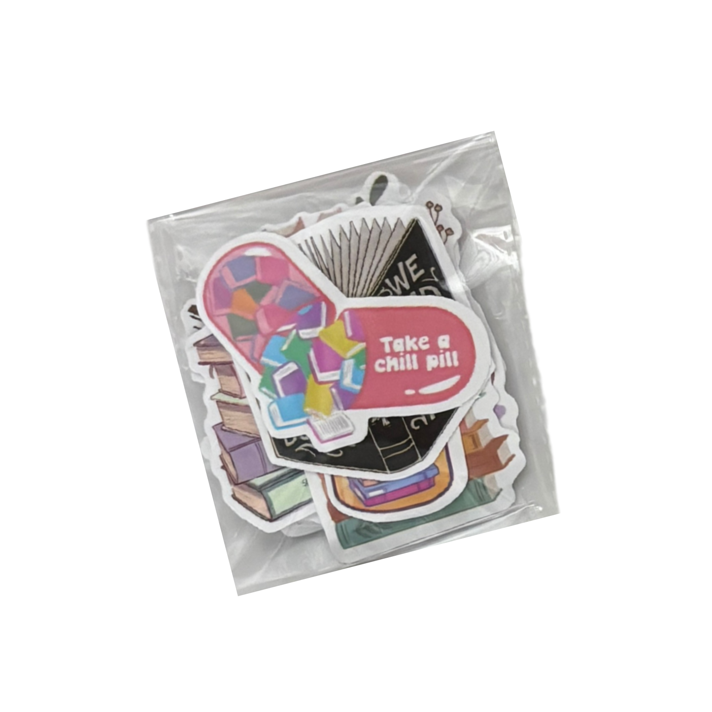 Book Lover Sticker Pack | 13–20 Stickers in 4 Bookish Themes