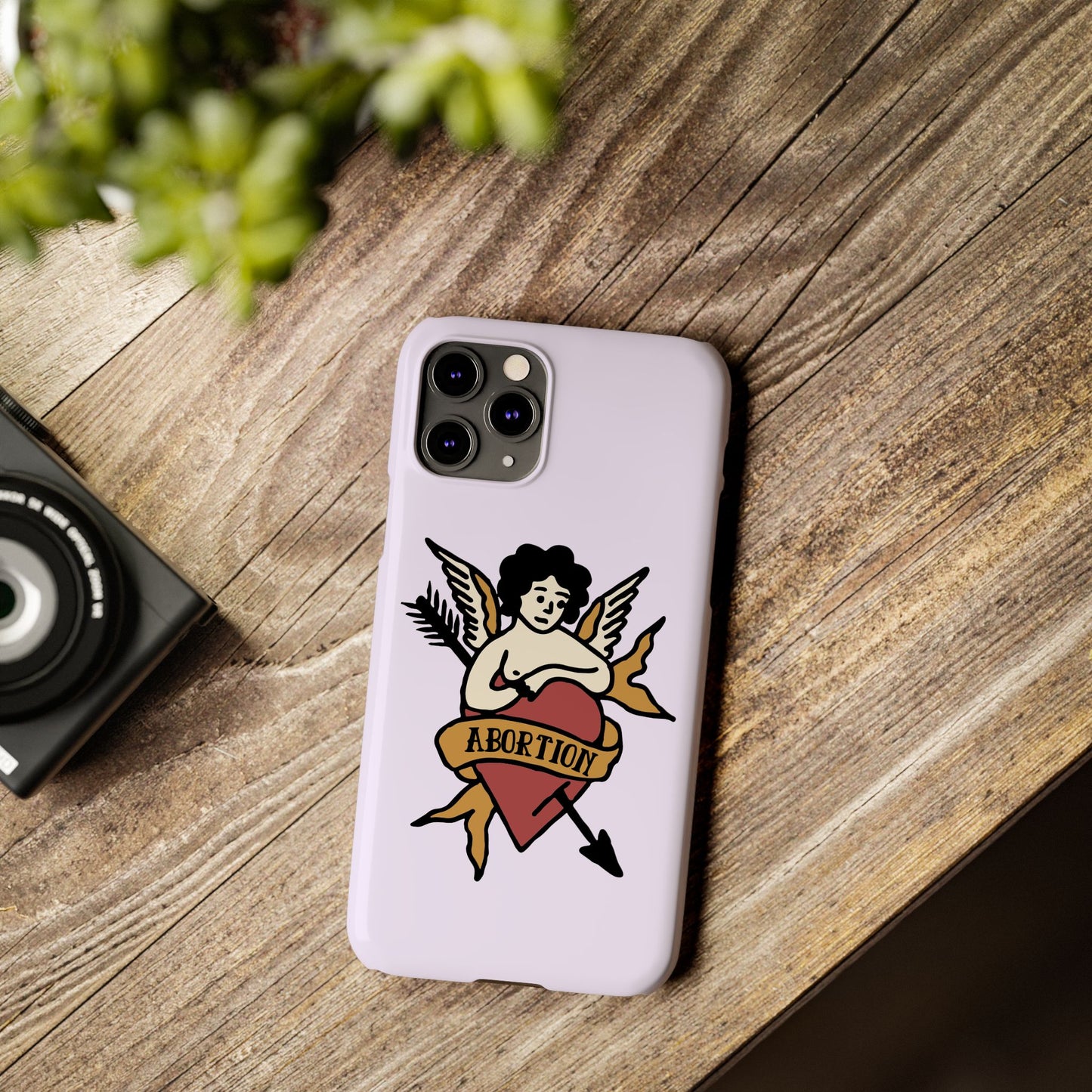 Abortion Vintage Tattoo Art Slim Phone Case - Many iPhone Models Available