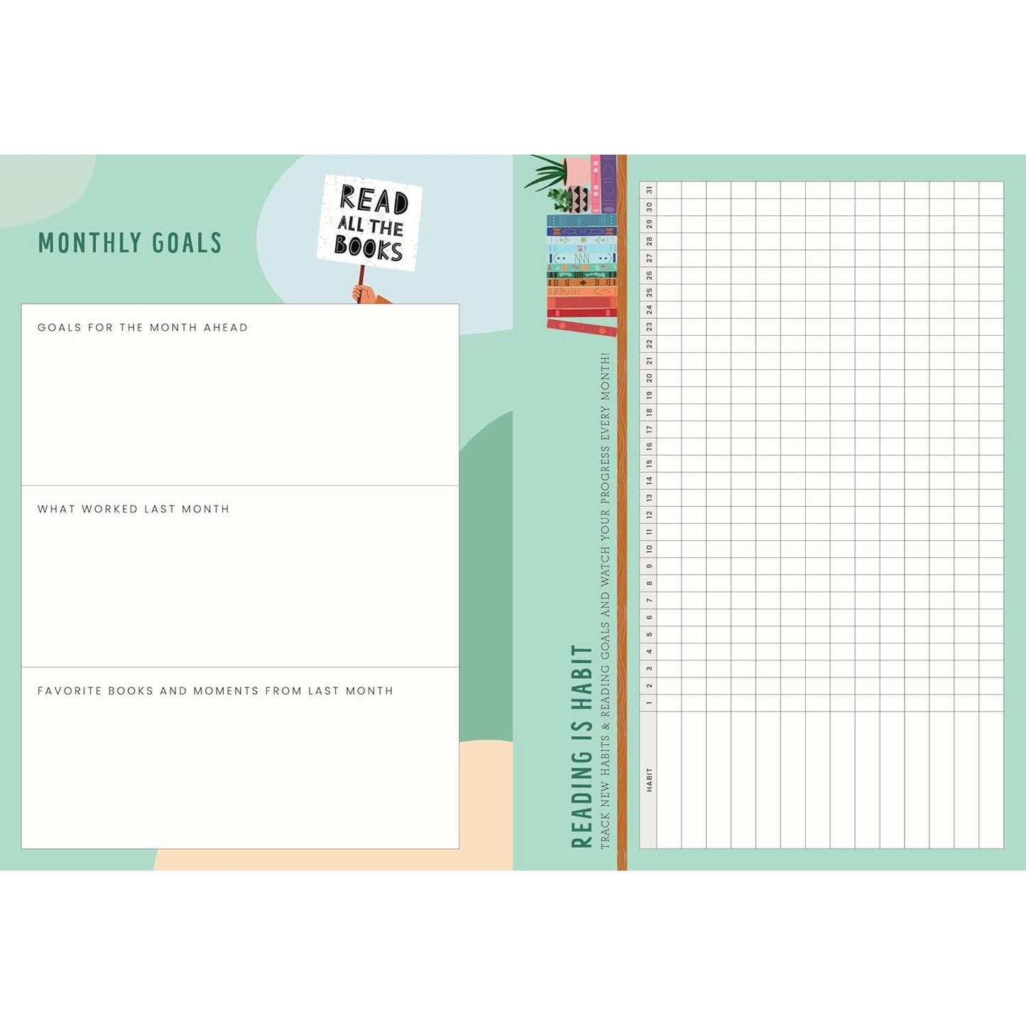 12-Month Undated Weekly Planner | American Library Association Recommended Reads