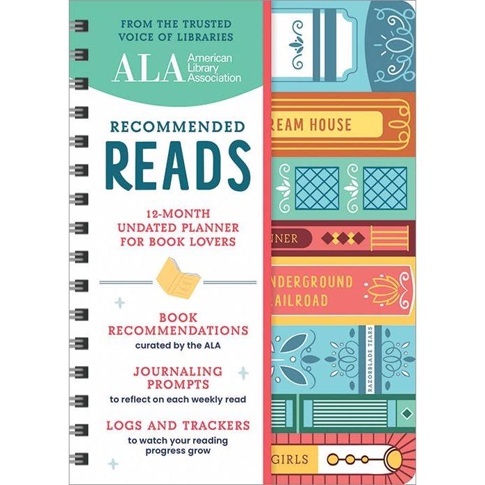 12-Month Undated Weekly Planner | American Library Association Recommended Reads