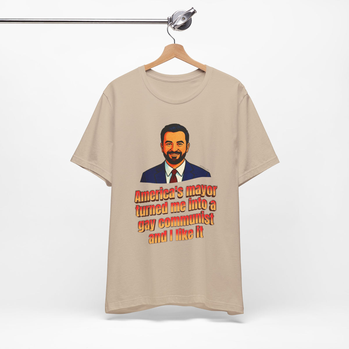 America's Mayor Turned Me Into a Gay Communist and I Like It Mamdani Jersey Short Sleeve Tee [Sizes XS-4XL]