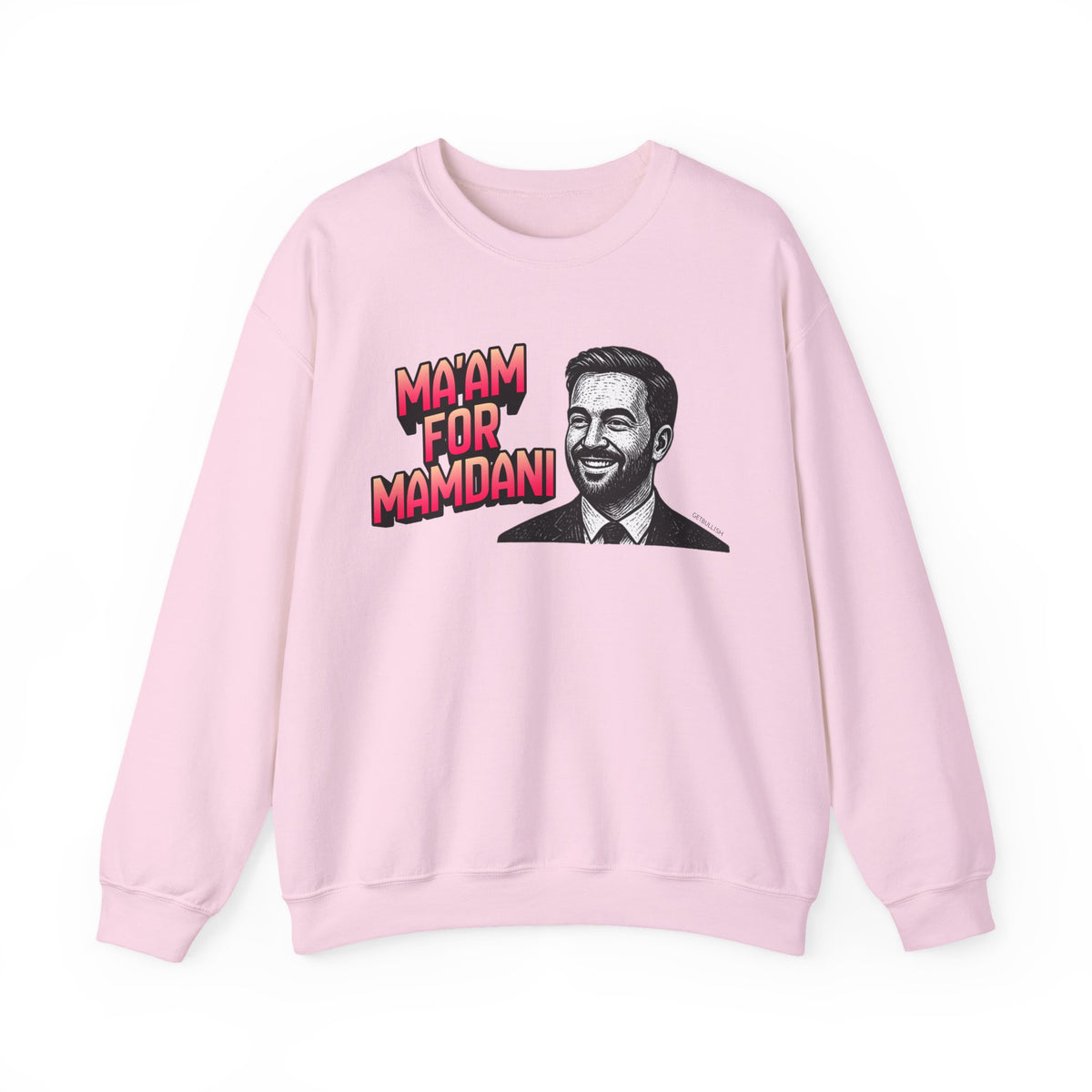 Ma'am for Mamdani NYC Mayor Unisex Heavy Blend™ Crewneck Sweatshirt [Sizes S-5X]
